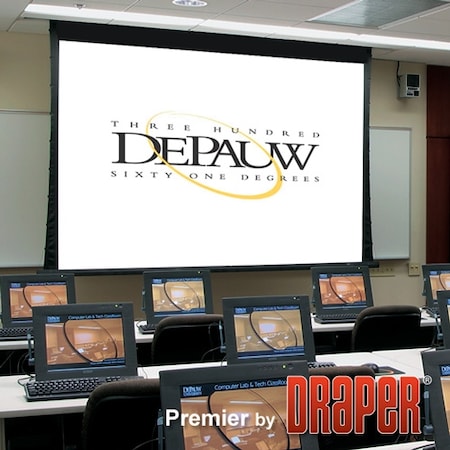 Draper Premier 58x104(119 Diag.) Screen, [16:9] Format, HiDef Grey w/Voltage Controller Quiet Motor